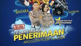 POLRI MEMBUKA PENDAFTARAN PENERIMAAN 