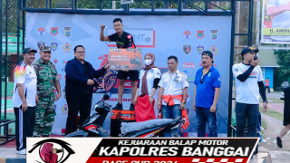 Balap Motor Kapolres Banggai Race Cup 2024 Sukses Digelar