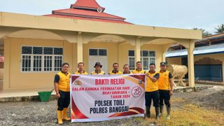 Jelang Hari Bhayangkara ke-78, Jajaran Polres Banggai Gelar Bhakti Religi