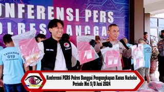 Satnarkoba Polres Banggai Ungkap 17 Kasus Narkoba Selama Mei Hingga Juni 2024