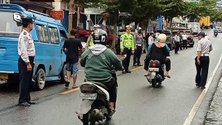 Langgar Aturan Berlalu Lintas, 45 Unit Kendaraan Bermotor di Razia Tim Gabungan