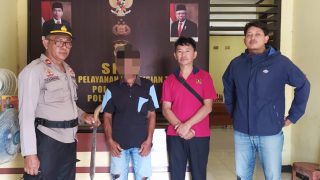 Polisi Amankan Pria Pelaku Penganiayaan Menggunakan Sajam di Bunta