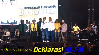 Deklarasi AT-FM, Amirudin Ajak Pendukung Berpolitik Santun.