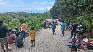 Bus Pelajar Masuk Jurang di Batui, Banggai.