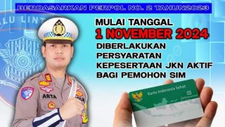 Mulai 1 November 2024 Pengurusan SIM di Polres Banggai Sertakan JKN/BPJS