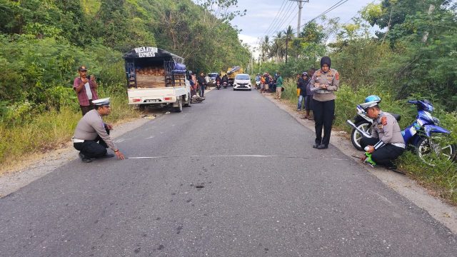 Tiga Pelajar Tabrak Mobil di Luwuk Timur