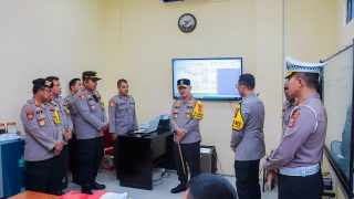 Kapolda Sulteng Cek Posko OMP Tinombala Polres Banggai