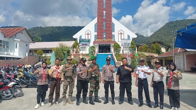 384 Gereja di Banggai Rayakan Misa Natal dengan Aman dan Damai