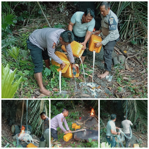 Operasi Pekat di Banggai: Polisi Grebek Tempat Penyulingan Cap Tikus