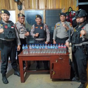 Guna Ciptakan Suasana Aman dan Kondusif di Banggai, Polres Banggai Gencarkan Razia Miras.