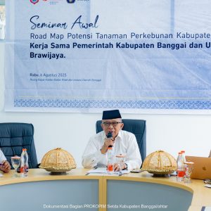 Wakil Bupati Banggai Buka Kegiatan Seminar Awal Roadmap Potensi Tanaman Perkebunan