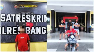 Sat Reskrim Polres Banggai Amankan Pelaku Penggelapan Motor