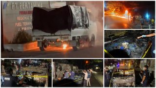 Polres Banggai Selidiki Kebakaran Mobil Pengangkut BBM Ilegal, di Depan Depot Pertamina Luwuk