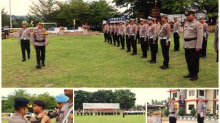 Operasi Zebra Tinombala 2025 Dimulai, Polres Banggai Gelar Apel Pasukan